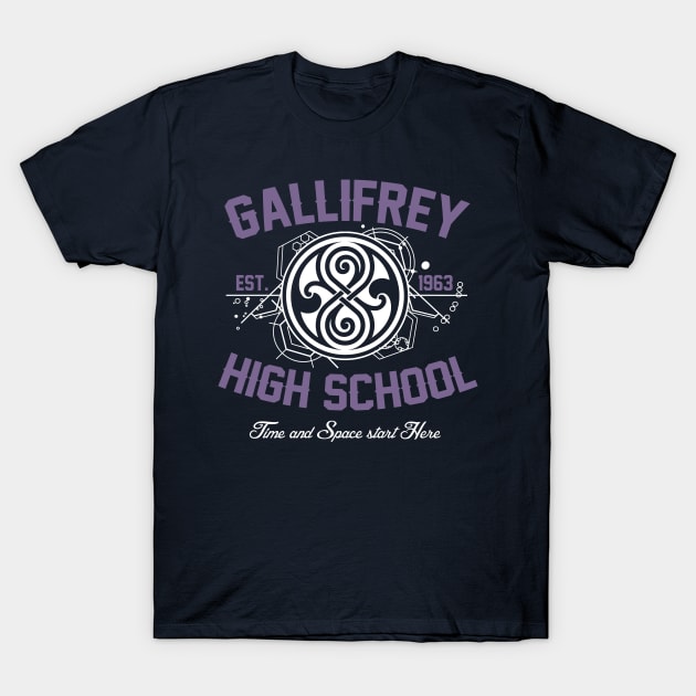 Gallifrey High School T-Shirt by Arinesart